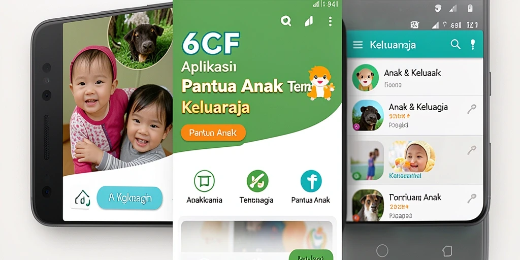Tampilan antarmuka aplikasi Pantau Anak 6CF yang ramah pengguna.