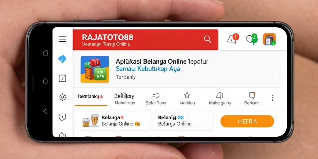 Tampilan antarmuka pengguna RAJATOTO88 yang ramah dan menarik.